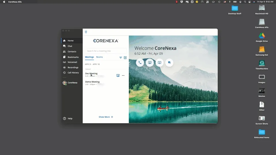 Bookmarks in CoreNexa